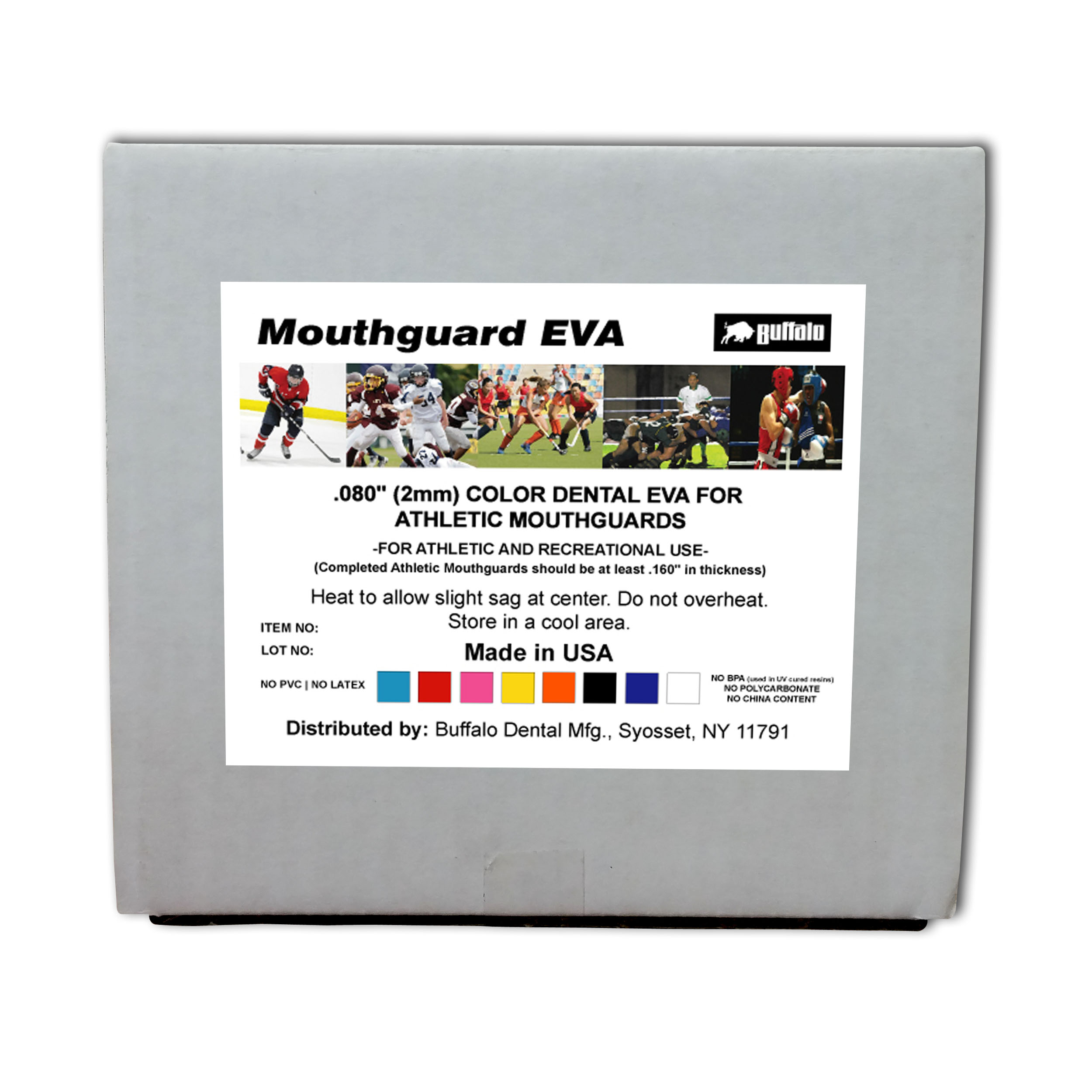 .080" EVA Mouthguard Material