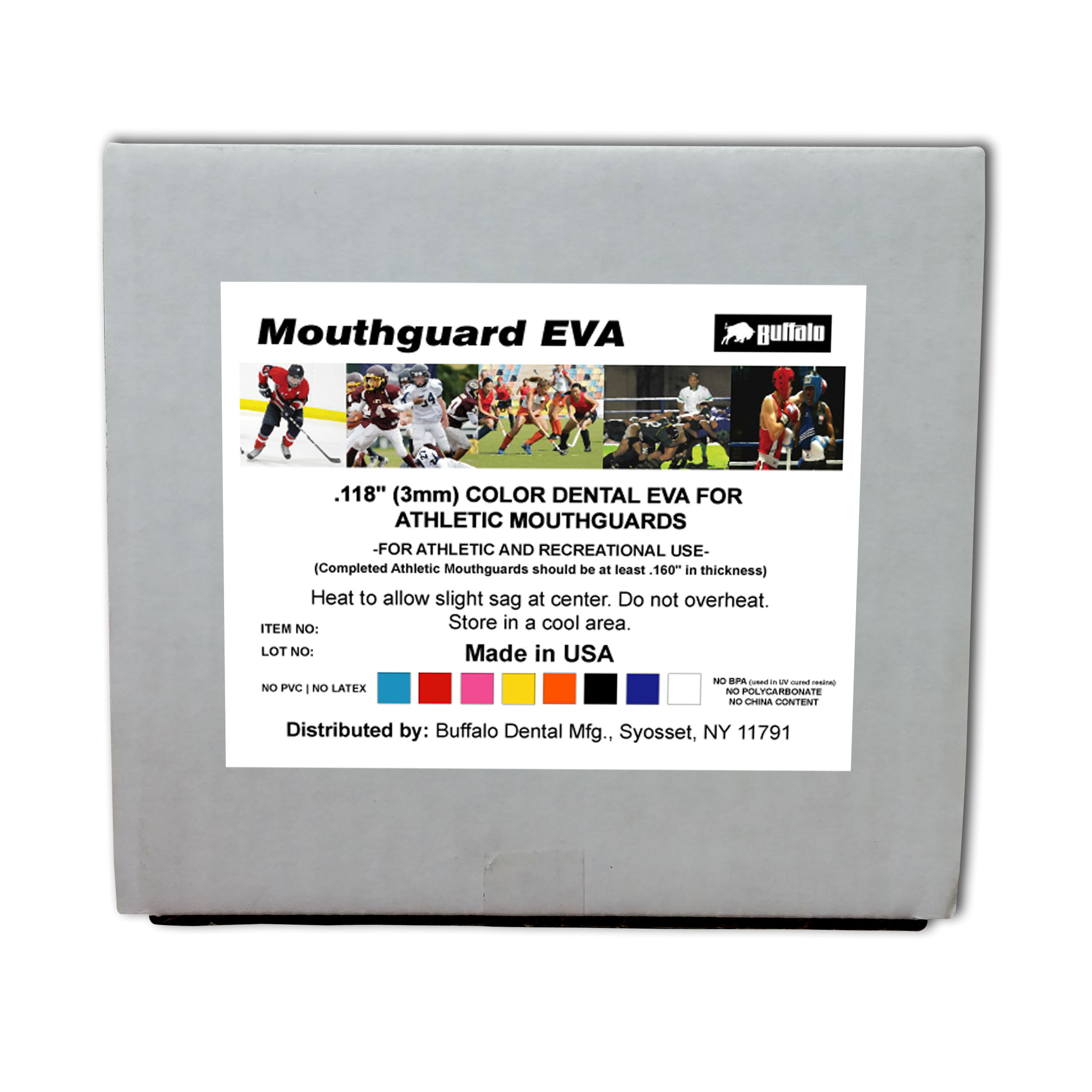 .118" EVA Mouthguard Material