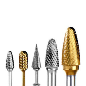 Buffalo TOUGH Carbide burs, 1/4" Shank, 1/2" Head Lathe Burs